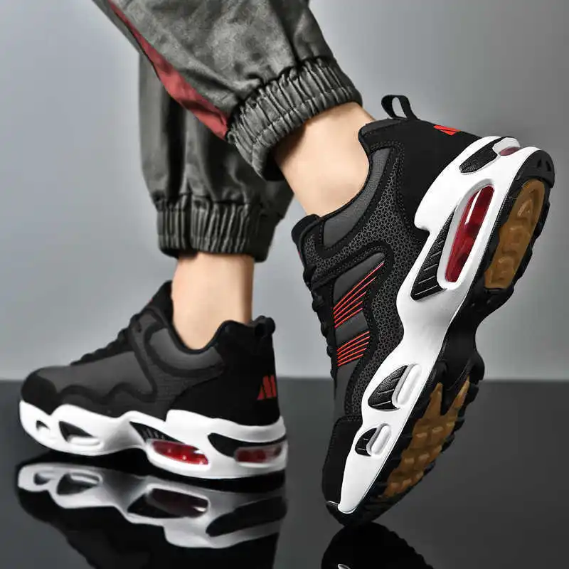 

Красные спортивные кроссовки без каблука, нескользящие спортивные кроссовки на нескользящей подошве, мужская спортивная обувь для йоги дл...