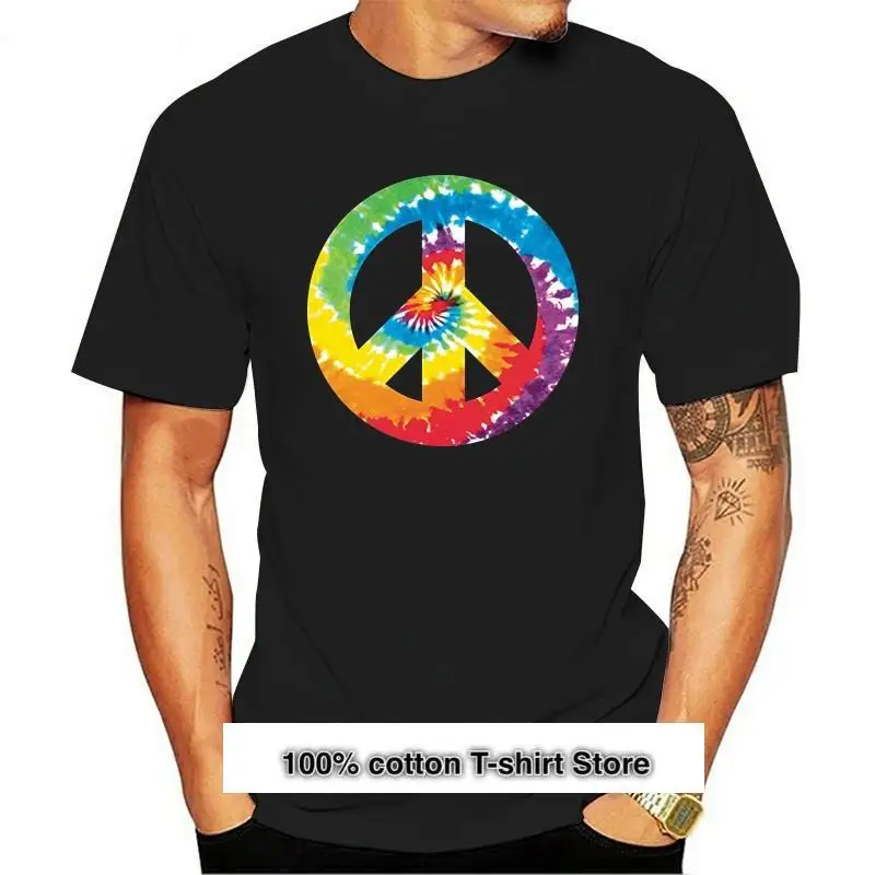 

Guacamole-Camiseta TIE DYE Retro, signo de la Peace