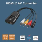 HDMI в RCA композитный AV видео аудио конвертер адаптер Поддержка NTSC PAL для XBOX PS3 PS4 TV STB VHS VCR камера DVD