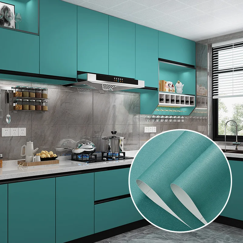 furniture renovation stickers pvc self adhesive film 3d wall stickers kitchen cabinet waterproof oil proof wallpaper home decor free global shipping