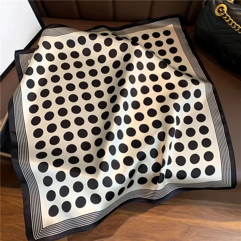 

Новинка 2021, женский платок, женский квадратный головной платок с принтом, бандана, небольшой шейный хиджаб, женские шарфы из 100% чистого шелк...