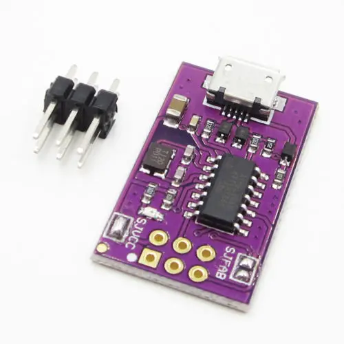 Миниатюрный программатор AVR ISP ATtiny44 с микро-USB модуль программатора USB для Arduino IDE