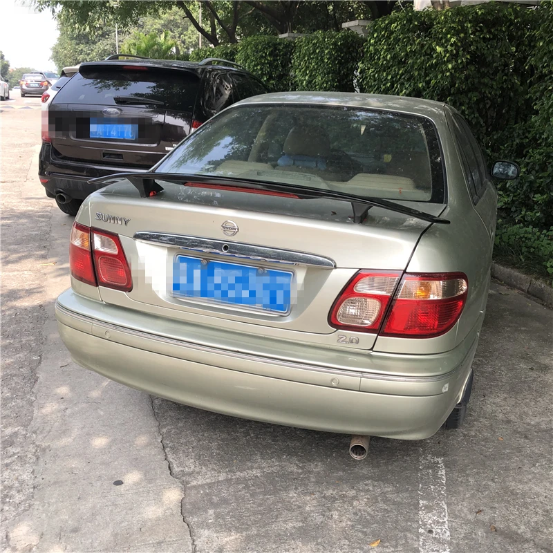 Универсальный седан для Nissan Sunny 2002 2005 спойлер высокого качества ABS Материал
