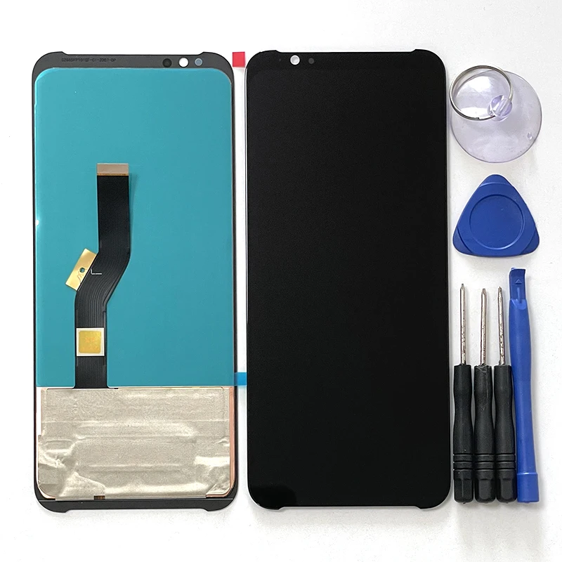 Pantalla LCD Amoled Original de 6,65 pulgadas para m&oacute;vil, digitalizador de Panel t&aacute;ctil para ZTE nubia Red Magic 3 NX629J, Red Magic 3 s 3 S NX629J _ v1s-4