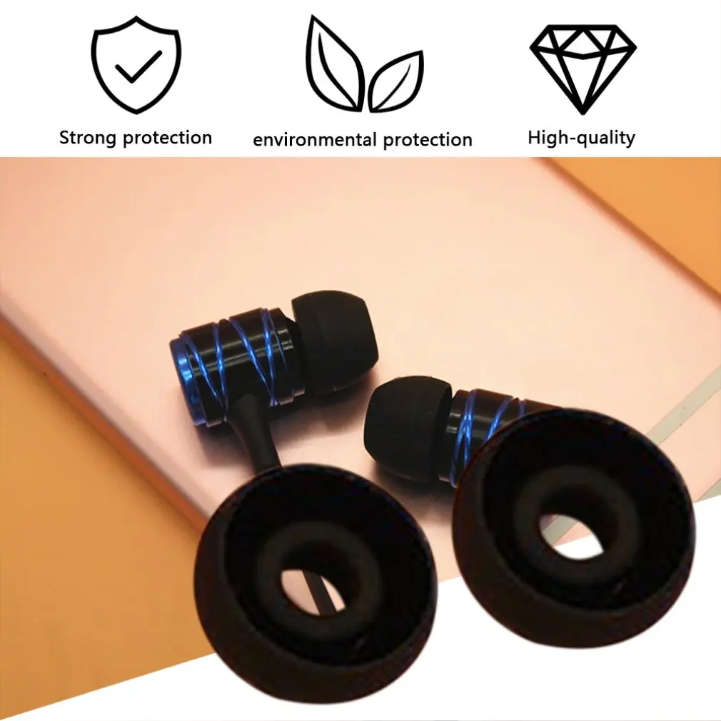 4.5mm In-ear Bowl Type Silicone Earphones Ear Caps Soft Headphone Cover Earplugs Headset | Электроника
