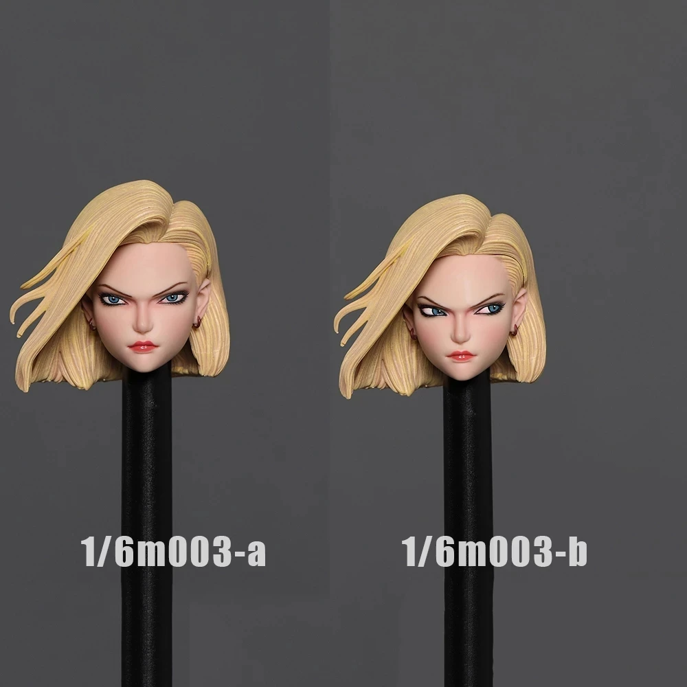 

Lminitoys 1/6 1/12 масштаб M003 A/B аниме девушка выглядит прямо/сквит голова резьба модель для 6 ''12'' Женская фигурка тела