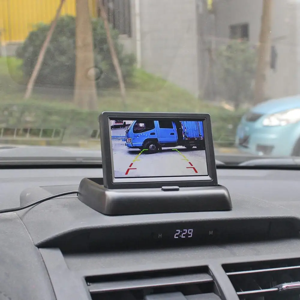 SMALUCK 4 3 &quotАвтомобильная камера заднего вида Автомобильный ЖК-дисплей HD