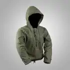 Мужская хлопковая парка с капюшоном, винтажная куртка в стиле милитари