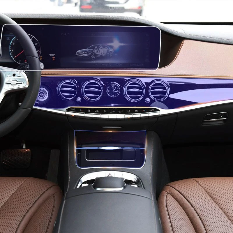 Защитная пленка для салона автомобиля наклейка на панель центральной панели