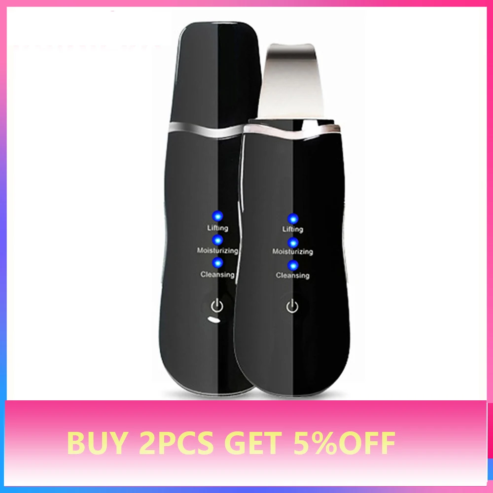 Ультразвуковой Лопата глубокий аппарат для чистки лица кожи Очищение Красота