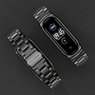 Браслет для Xiaomi Mi Band 5 6 Global, металлический NFC ремешок для Mi Band 4, Mi Band 3, браслет для Mi Band 5