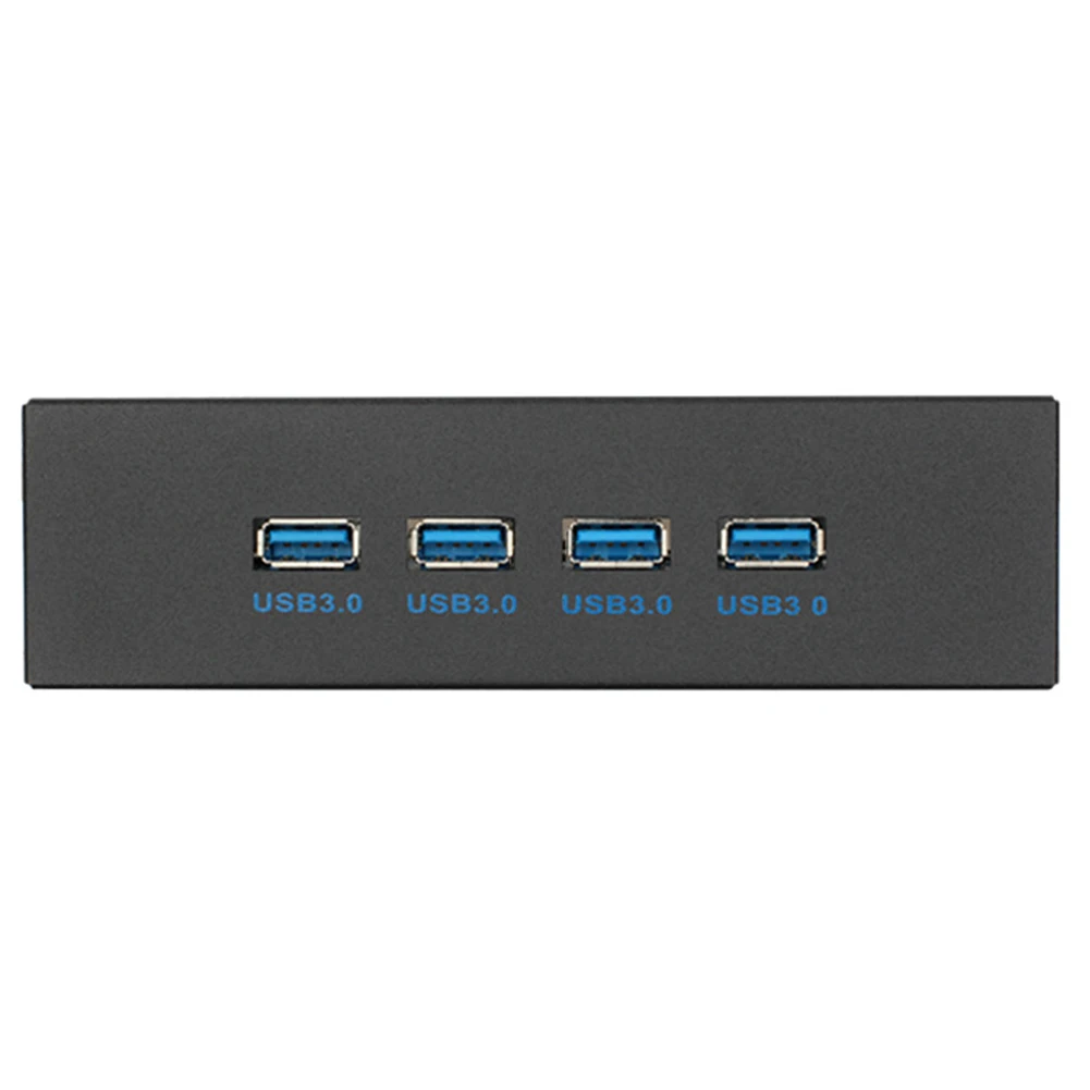 

4 Ports USB 3.0 Hub USB 3.0 Front Panel 5.25 inch Computer Case CD ROM Drive Bay Front Panel FDD Bracket for PC Desktop New