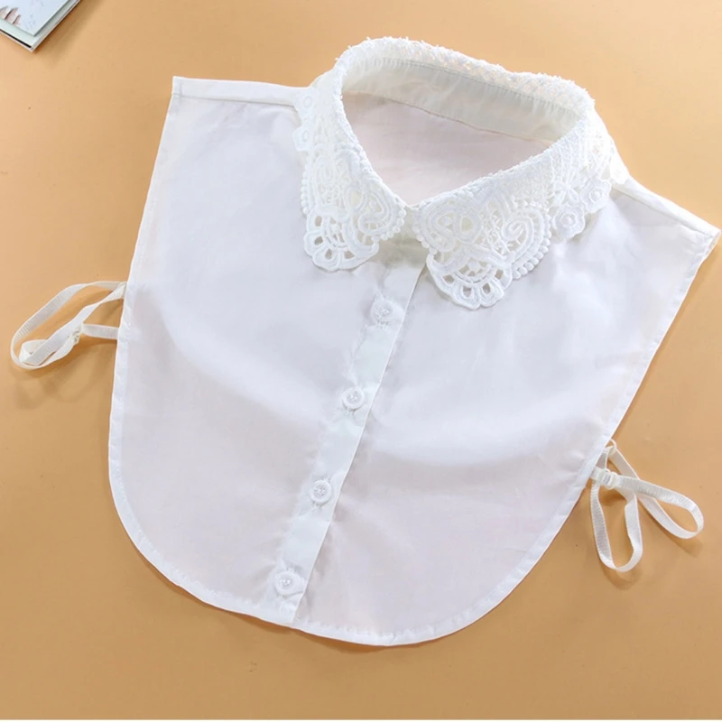 17 видов стилей Винтаж оборками отворотом поддельный съемный воротник средней