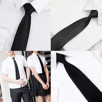 Черный официальный галстук для различных мероприятий