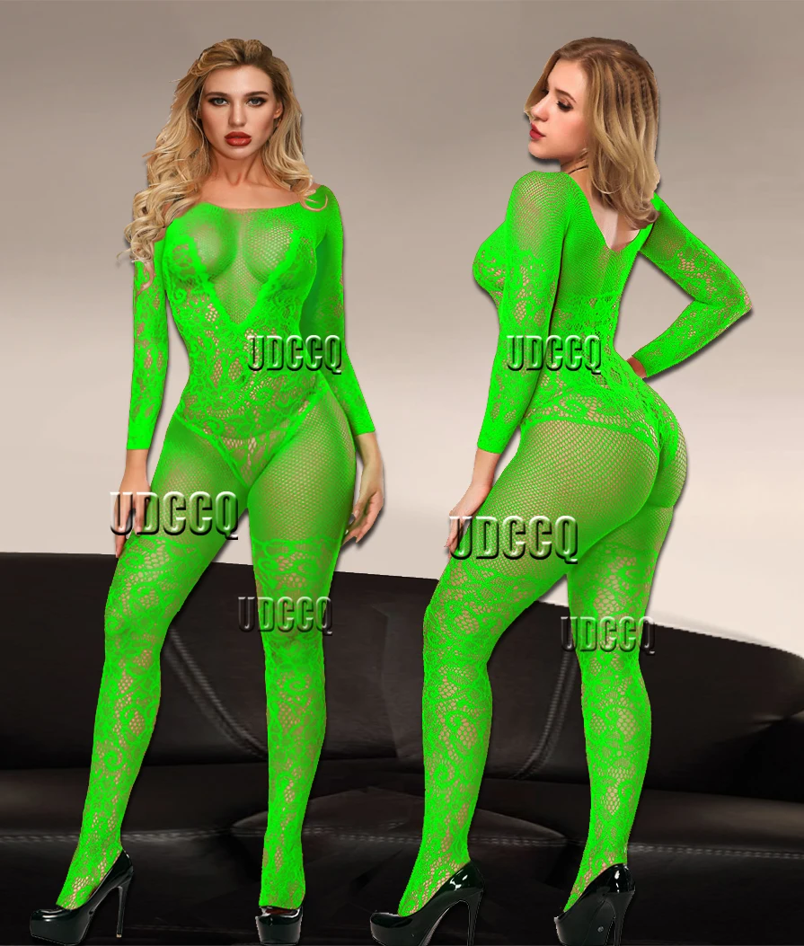 Сексуальная одежда для сна нижнее белье Babydoll комплект нижнего белья в сеточку