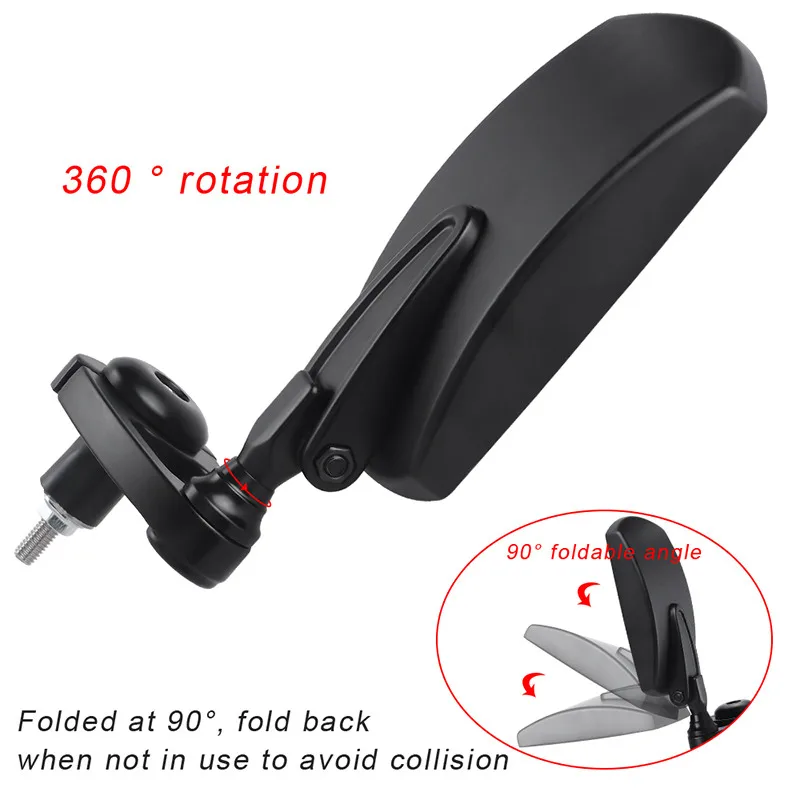 2pcs Motorcycle Bar End Rear Mirrors Universal for 7/8" 22MM Motorbike Scooters Cafe Racer Rearview Mirror retrovisor moto | Автомобили