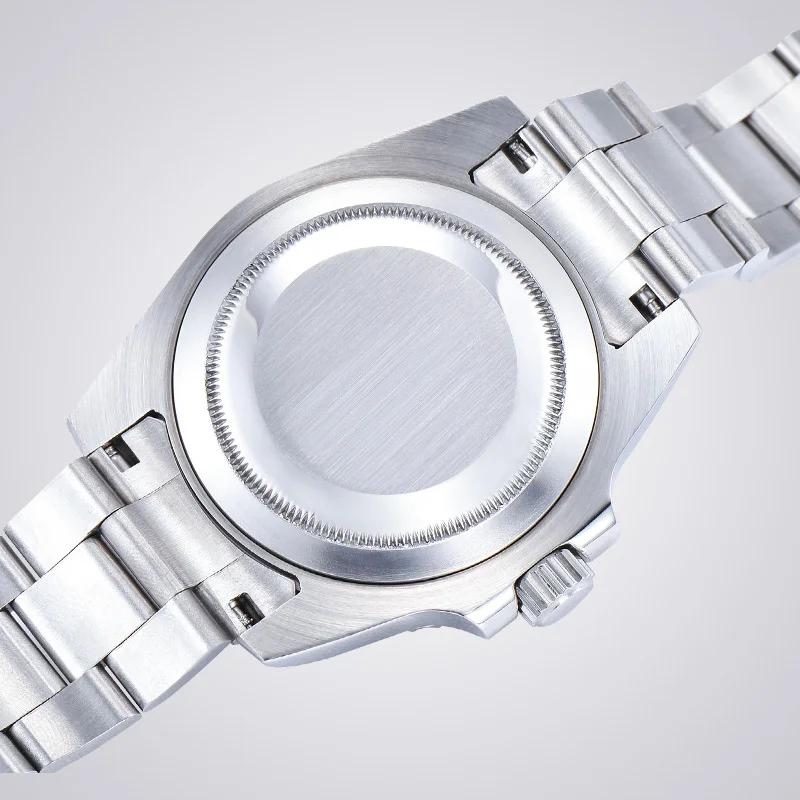 Для мужчин мужские часы bomax Марина Автоматическая 40 мм стерильные синие