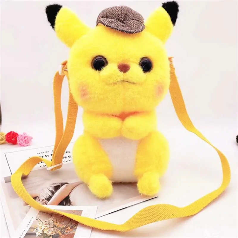 Горячая новинка Покемон из японского аниме сумка мессенджер детектива Пикачу на