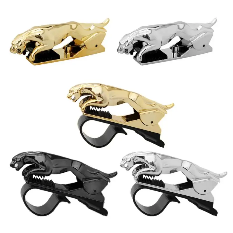 Регулируемый держатель для телефона в форме леопарда с креплением на приборную