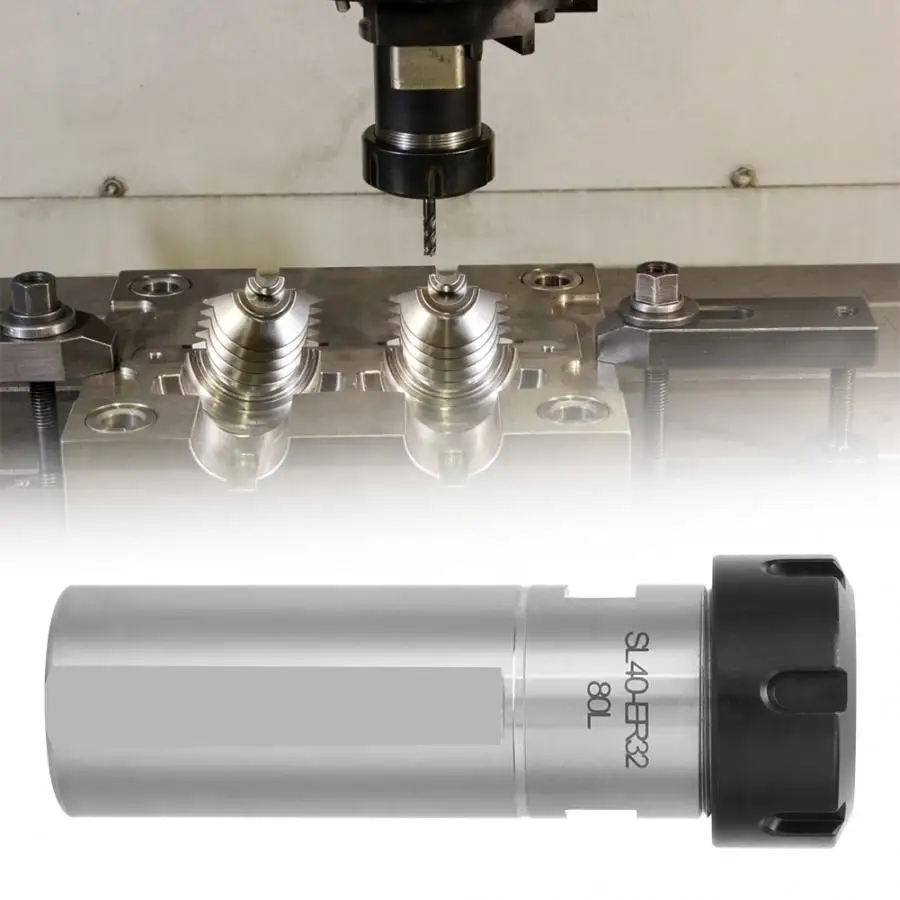 

Collet Chuck Extension Rod ER High Quality Straight Shank CNC Lathe Tool for Deep Processing Collet Chuck Tool