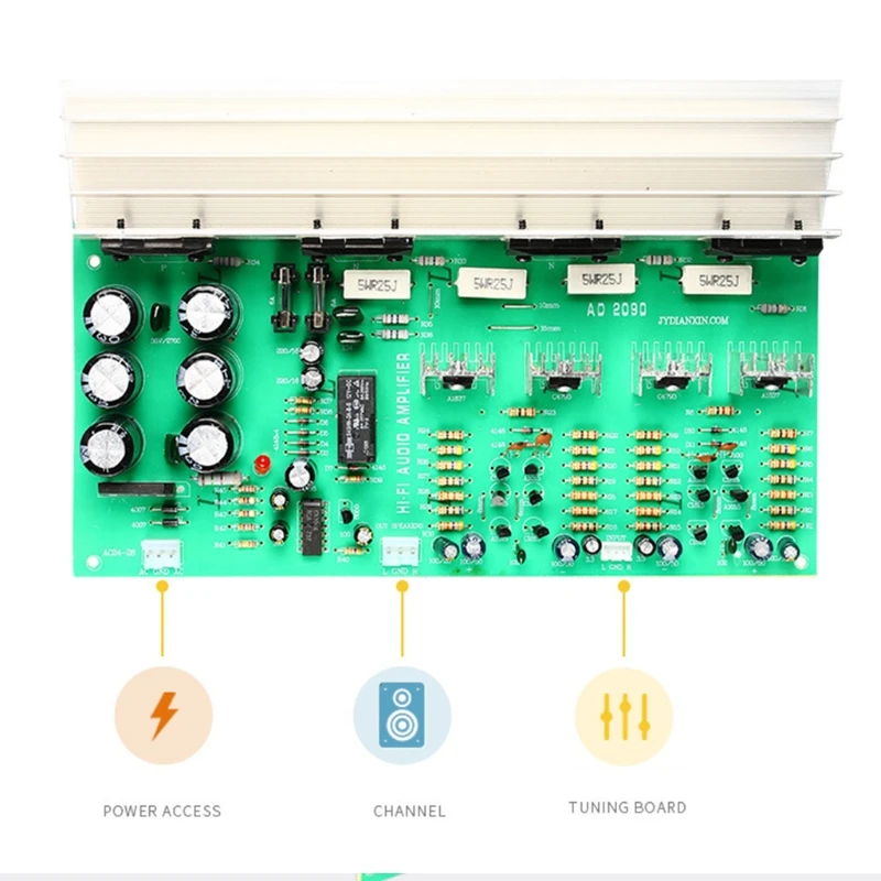 

Плата усилителя мощности 2,0 каналов, усилитель басов 150 Вт + 150 Вт, усилители динамиков для домашней аудиосистемы