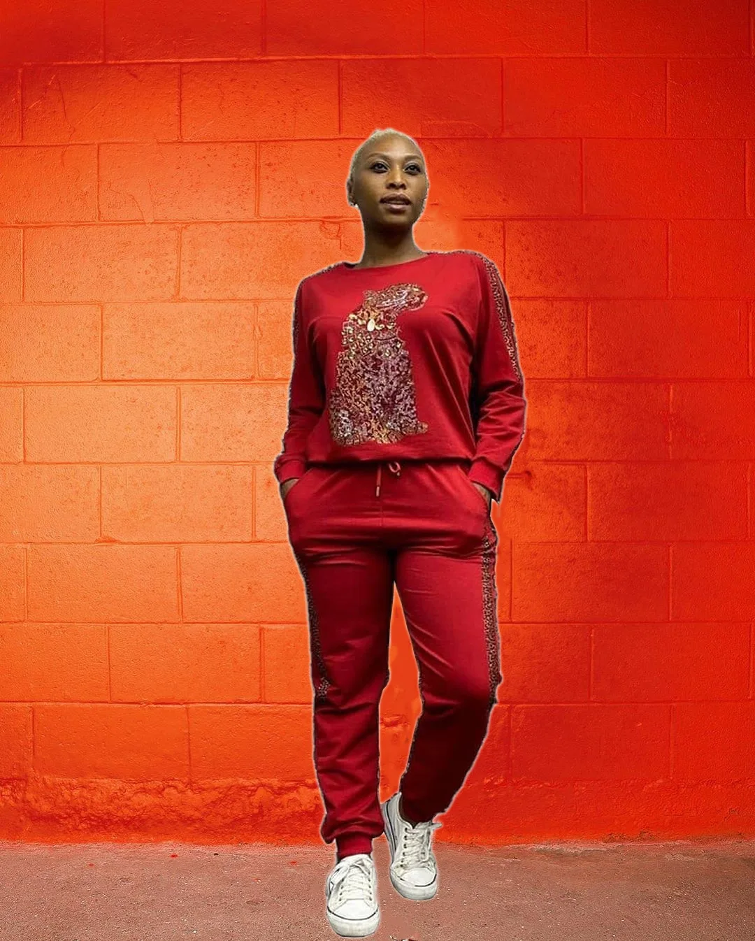 

Tracksuit Women Two Piece Sets Tie Dye Long Sleeve Pullover Retro Top Sweatshirts Baggy Leggings Casual Streetwear