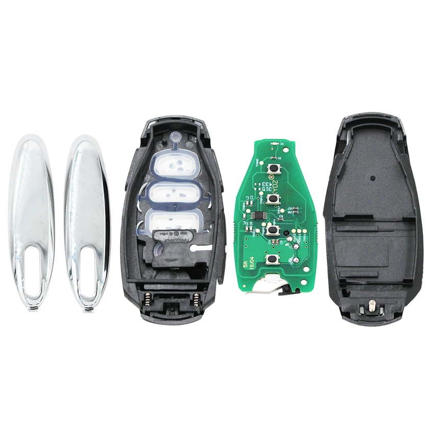 Полуинтеллектуальный дистанционный ключ с кнопкой 3 + 1/4 диагональ 315 МГц (VAG) чип FCC