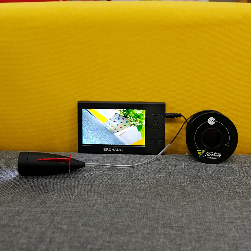 Erchang 30 м кабель камеры рыболокатор Белый светодиодный ОД 4 3 'монитор HD 1000TVL
