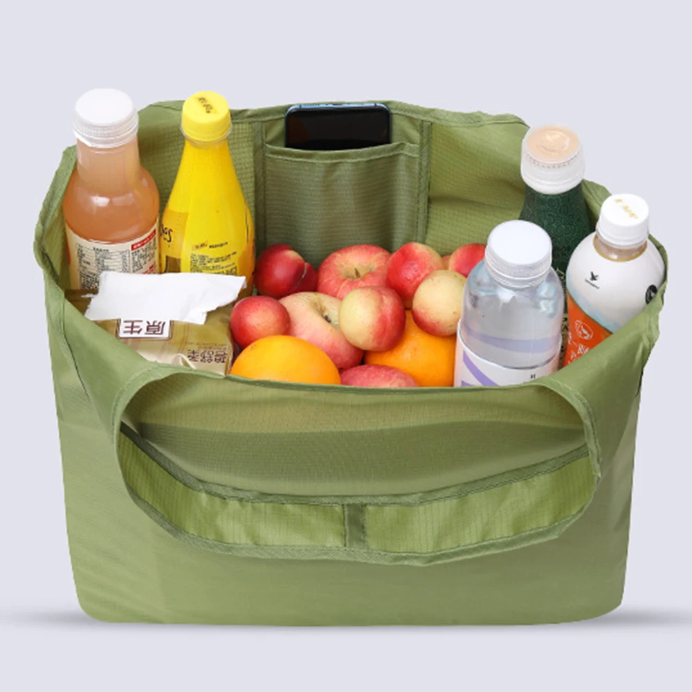 

Tote Bags Oxford Cloth Machine Washable Shopping Large Capacity Grocery Bags Shopping Bags Reusable