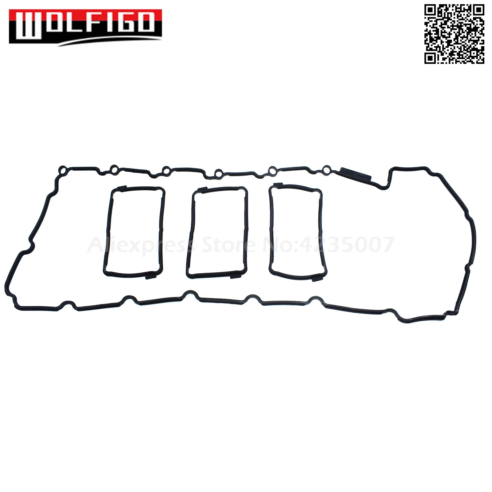 WOLFIGO Новинка для BMW 135i 435i E82 E88 F36 F10 Комплект прокладок крышки клапана 11127587804 151000201