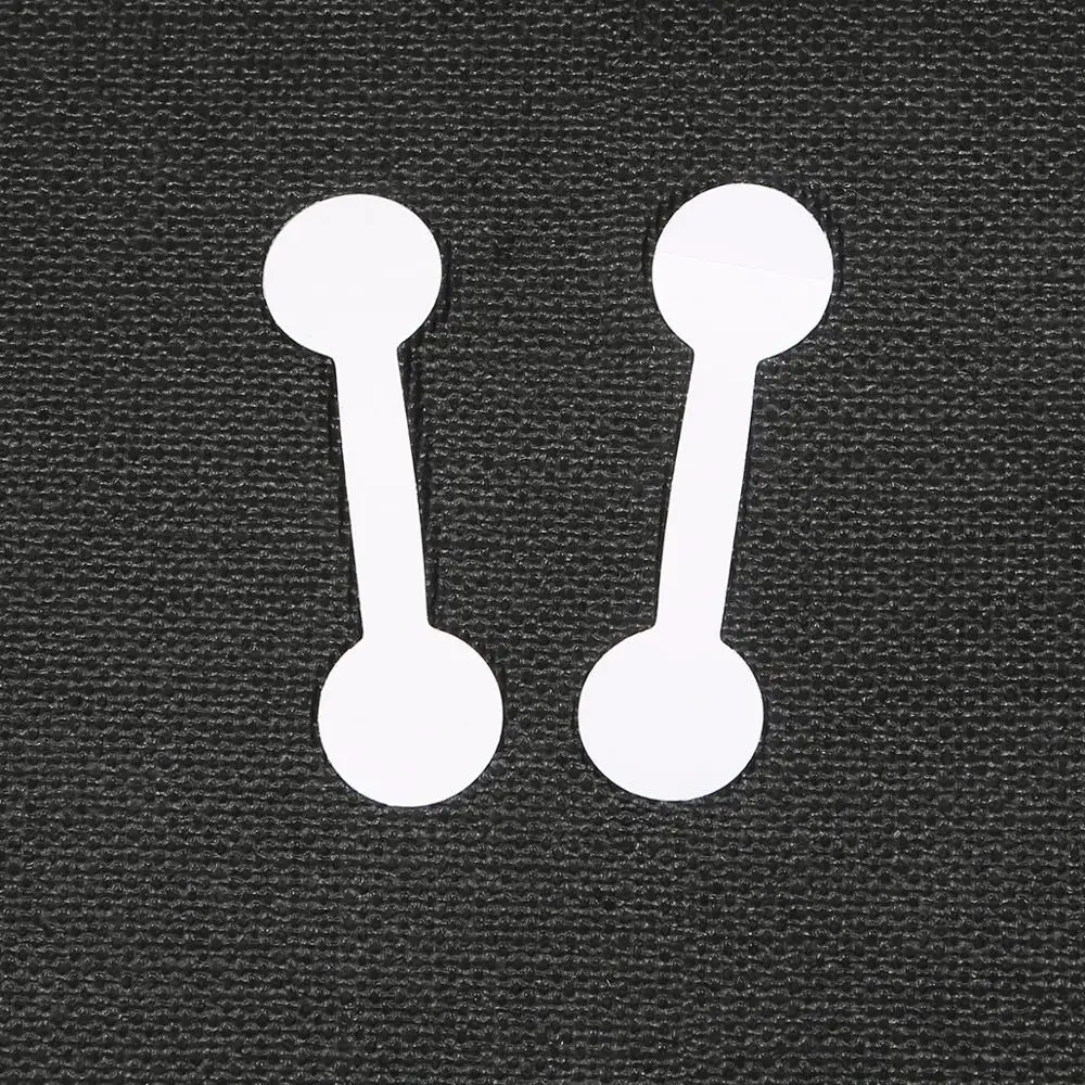 100PCS White Paper Jewelry Display Card Labels Ring Sticker Hangtag Blank Paper Price Tag Labels Packaging