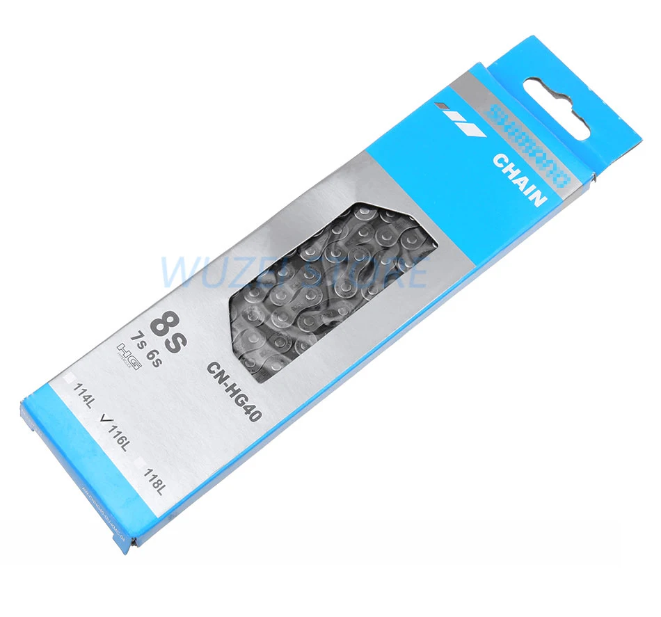 8S HG50 Bicycle Chain 6/7/8 Speed Moving Chain 112L Road/ MTB Mountain Bicycle Bike Accessories HG40 Boxed chain 116L