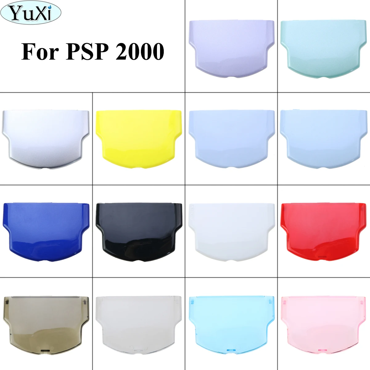 

YuXi 1PCS Battery Back Cover Case Replacement Protective Case Cover Battery back cover for Sony PSP 2000 Series
