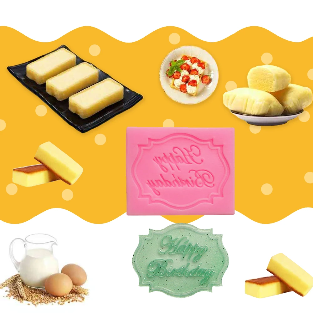 Маленькие Формочки для сахара с днем рождения силиконовая кружевная форма DIY