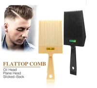 haircut horizontal comb salon push side comb men flat top guide comb hairdressing tool hairdresser supplies