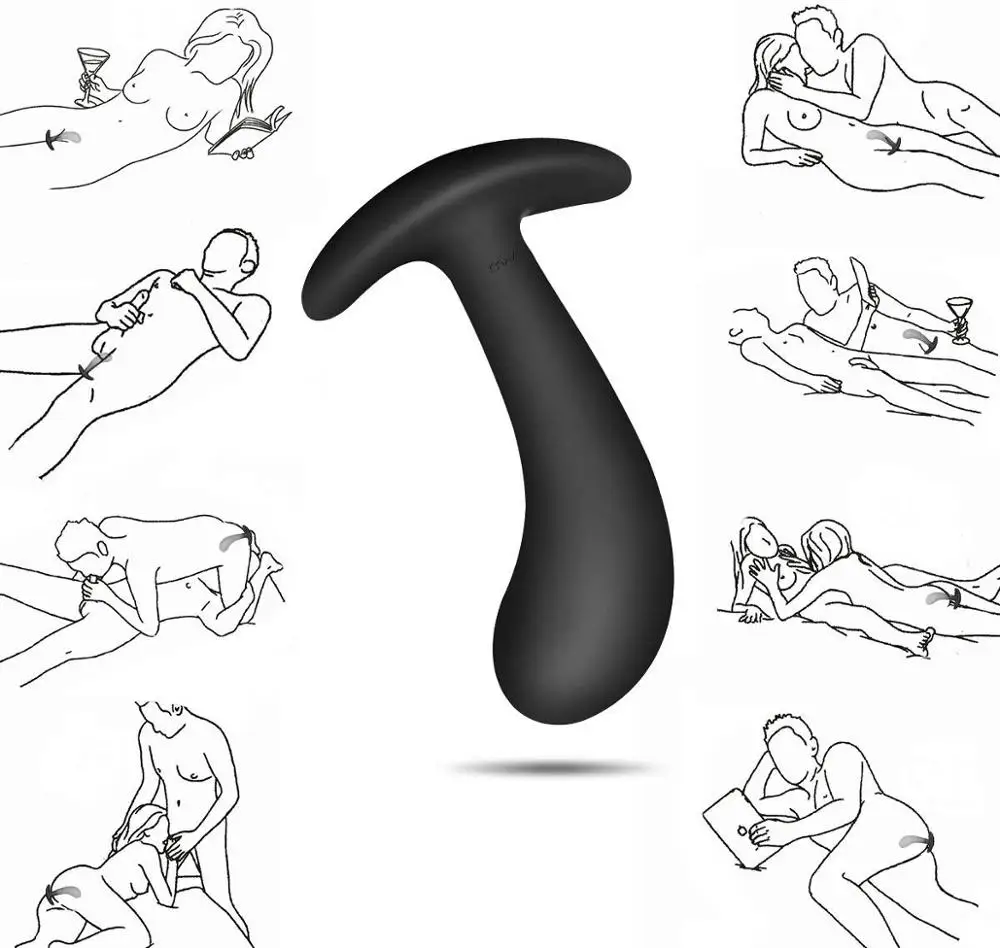 Мягкая силиконовая Анальная пробка вибратор интимные игрушки для женщин