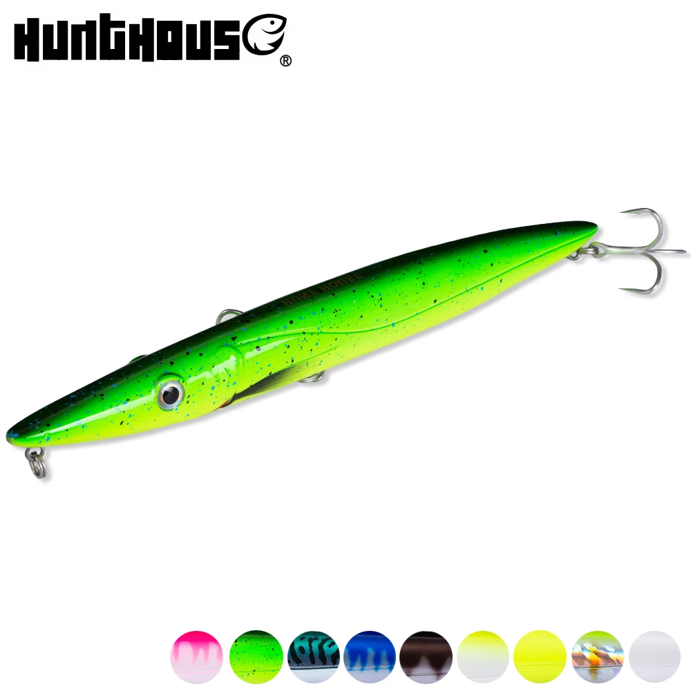 Hunthouse плавающая приманка для рыбалки карандаш жесткая 195 мм 44 г крючки ловли