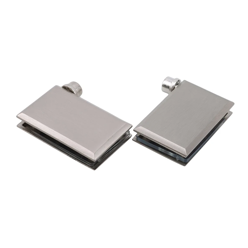 Двусторонний зажим для дома простая установка стеклянный Цинковый Практичный