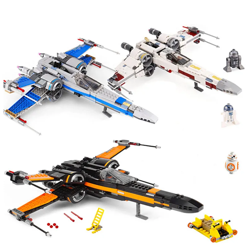 Lepining Star Wars заказ Poe X Toys крыло строительный блок кирпичи развивающие подарки