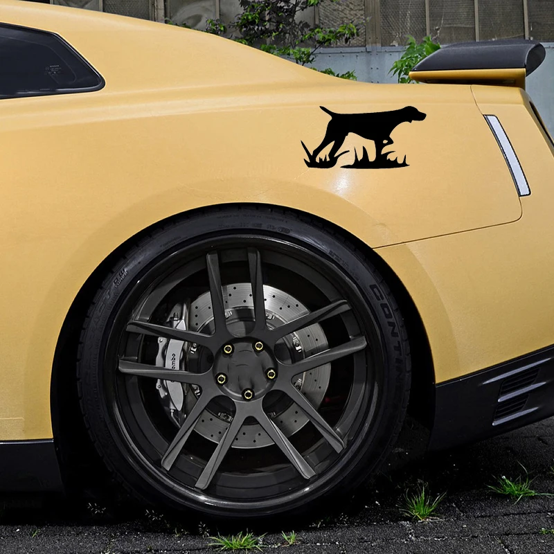 Яркая виниловая наклейка на бампер для охотничьей собаки | Автомобили и