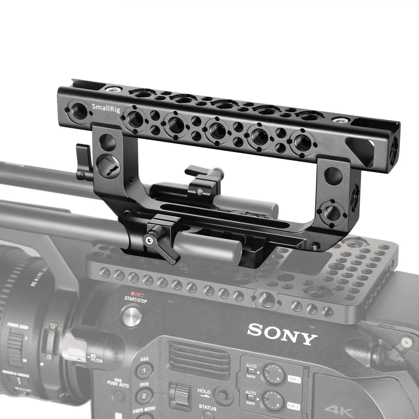 SmallRig DSLR камера рукоятка верхняя ручка для FS7/FS7II/FS5/Ursa мини с холодным башмаком крепление для микрофона DIY варианты 1979