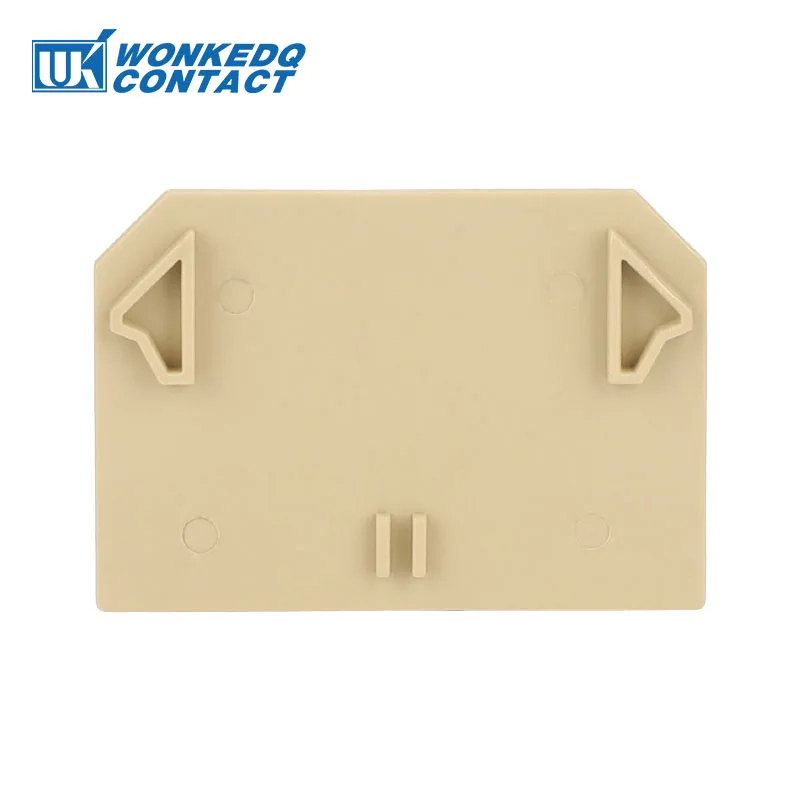 10Pcs AP16 End Barrier Plate For SAK16EN SAK 16EN Wire Connector Screw DIN Rail Terminal Block Accessories Cover AP 16 | Обустройство