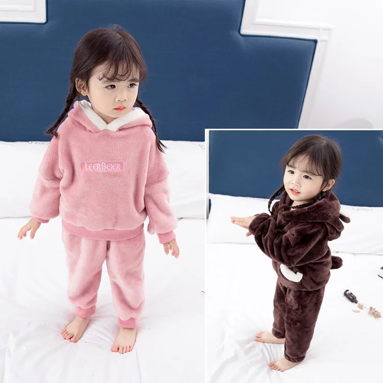 Милые комплекты одежды С Рисунком Тигра для девочек бархатные толстовки с