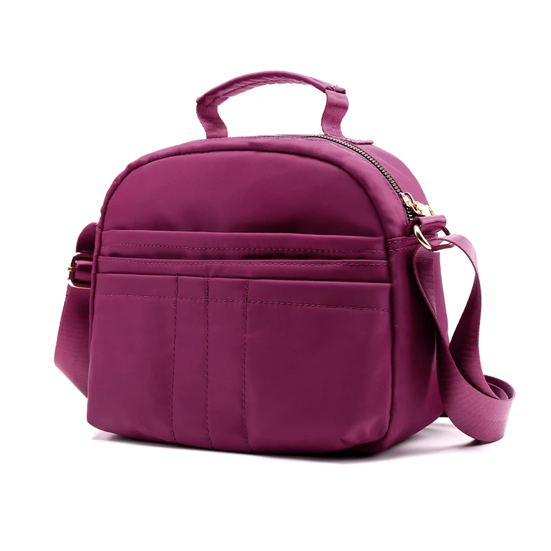 

Женские Наплечные сумки, водонепроницаемые повседневные женские сумки, нейлоновые однотонные сумки для отдыха, Маленькая нейлоновая мини-...