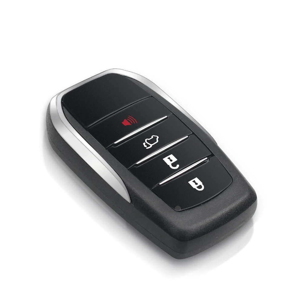 Чехол KEYYOU с 4 кнопками для дистанционного ключа автомобиля чехол Toyota фортунер
