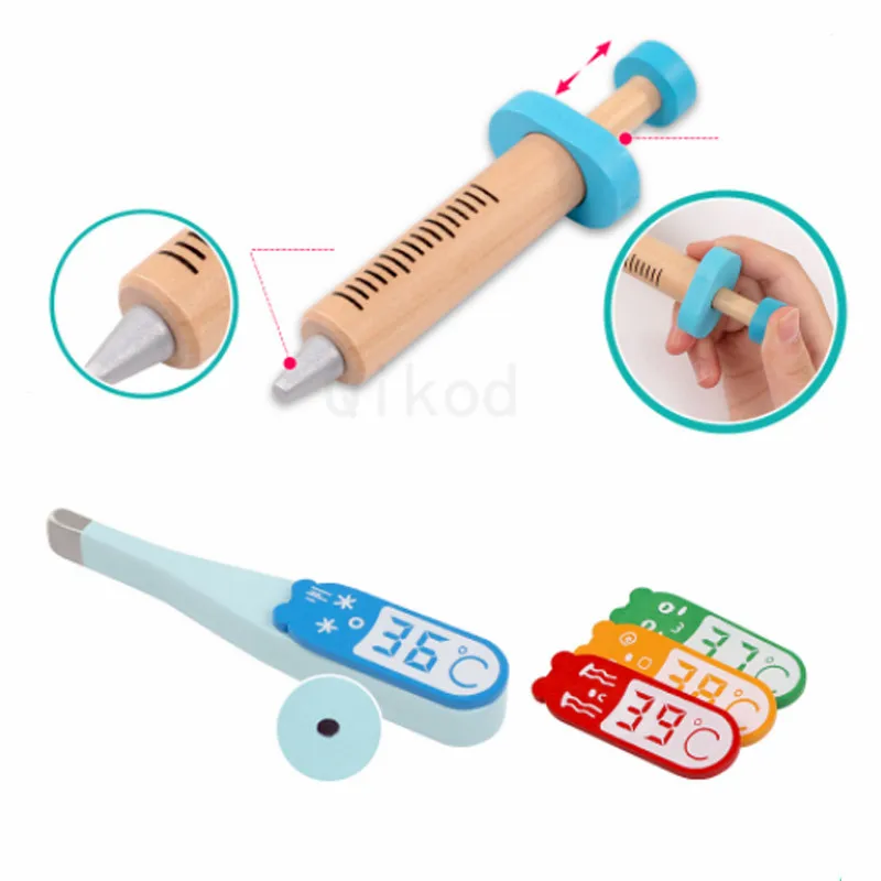 Развивающая деревянная 3D-головоломка Монтессори медицинская игрушка для