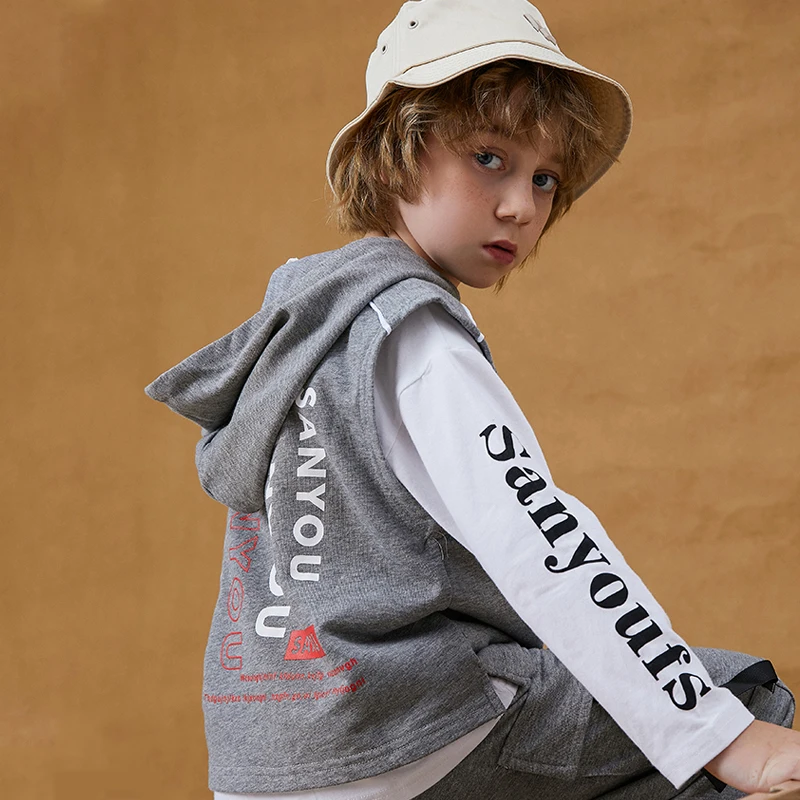 

High Quality Hip Hop Dance Clothes For Boys Street Wear Rave Stage Costume Kids Jazz Dance Outfit Street Dance Clothes JL1579