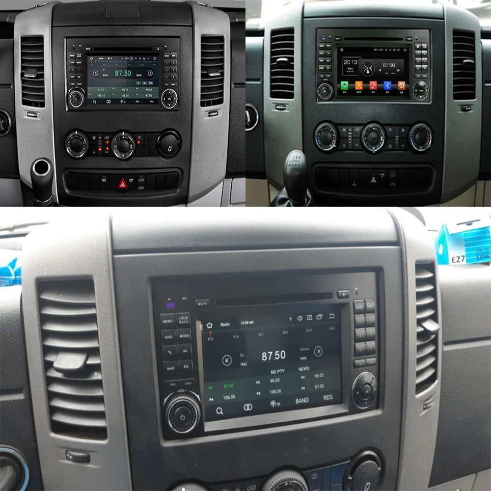 Автомобильный мультимедийный плеер стерео GPS DVD Радио Навигация Android экран для