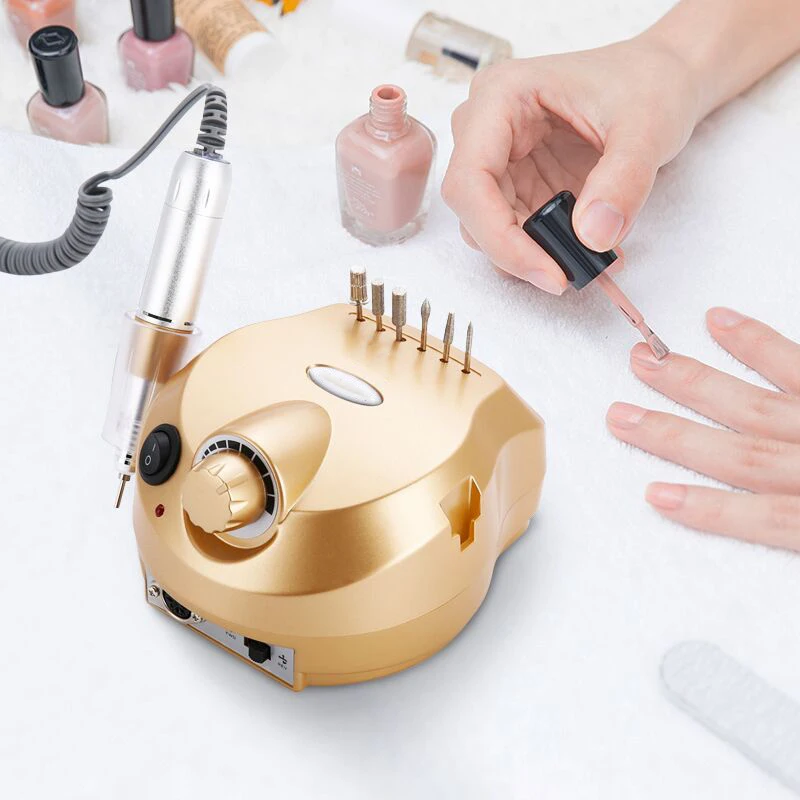 Профессиональная электрическая дрель для ногтей 30000 об/мин пилочка инструмент