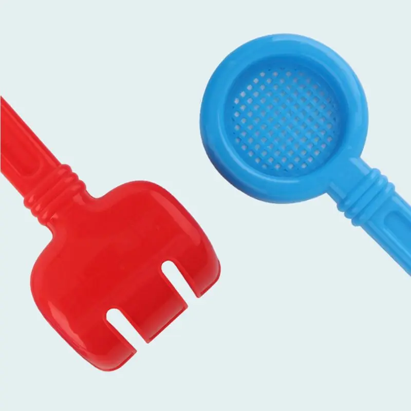 

7 Pcs Wheelbarrow Beach Toys for Kids Sand Toys for Building Sand Castles Molds F3ME